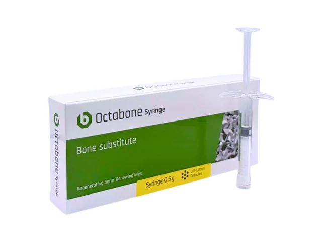 Octabone® Syringe 0.5 g kutusu ve şırınga