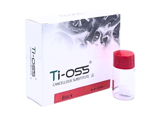 Ti-oss® Block kutusu ve kırmızı kapaklı kap